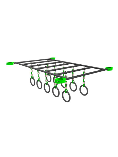 W89 Рукоход с кольцами ZAVODSPORTA