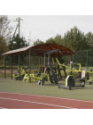 Park-5020 Навес для тренажеров теневой 6300х4800х3100 ZAVODSPORTA