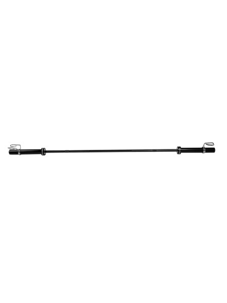 Гриф для штанги олимпийский женский 2010 мм (черный, до 480 кг, замки-пружины) D50 мм PROFI-FIT