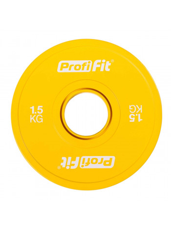 Диск обрезиненный цветной D51 мм PROFI-FIT 1,5 кг