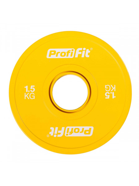 Диск обрезиненный цветной D51 мм PROFI-FIT 1,5 кг