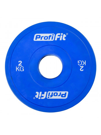 Диск обрезиненный цветной D51 мм PROFI-FIT 2 кг