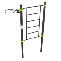 W364 Гимнастический снаряд (шведская стенка) с баскетбольным кольцом ZAVODSPORTA