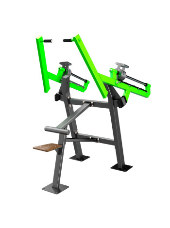 F-2807 Уличный тренажер Верхняя тяга с переменной нагрузкой ZAVODSPORTA