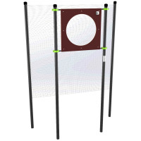 W254 GTO Мишень на стойках круглая (для метания теннисного мяча в цель) D90 см ZAVODSPORTA