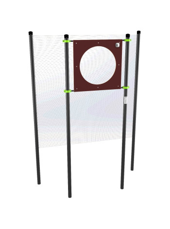 W254 GTO Мишень на стойках круглая (для метания теннисного мяча в цель) D90 см ZAVODSPORTA