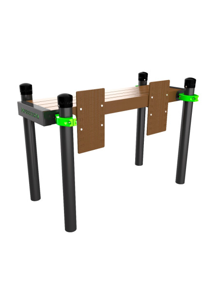 W232 GTO Скамья гимнастическая горизонтальная для измерения гибкости ZAVODSPORTA