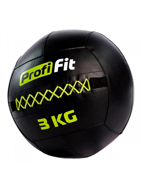 Медицинбол набивной (Wallball) PROFI-FIT 3 кг