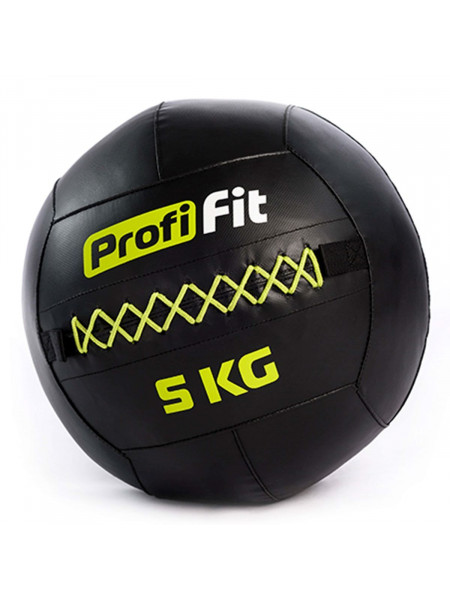 Медицинбол набивной (Wallball) PROFI-FIT, 5 кг