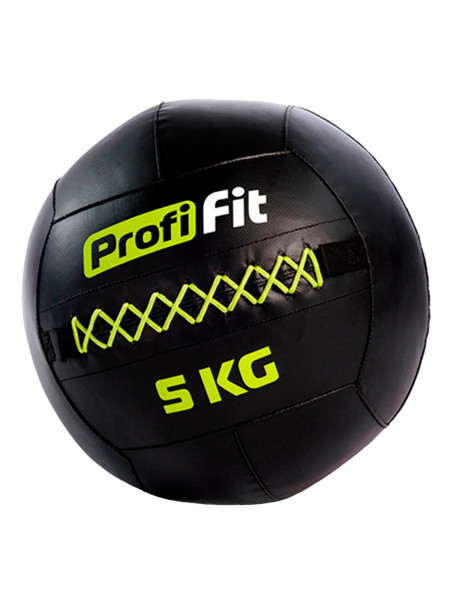 Медицинбол набивной (Wallball) PROFI-FIT 5 кг