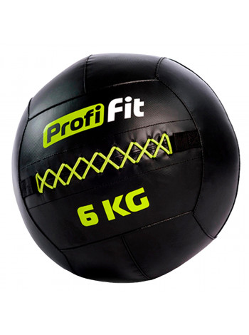 Медицинбол набивной (Wallball) PROFI-FIT 6 кг