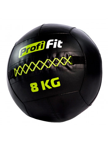 Медицинбол набивной (Wallball) PROFI-FIT 8 кг