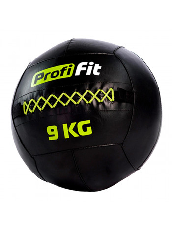 Медицинбол набивной (Wallball) PROFI-FIT 9 кг