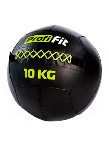 Медицинбол набивной (Wallball) PROFI-FIT 10 кг