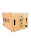 Универсальный PLYO BOX разборный, фанера, PROFI-FIT, 3 в 1, 50-60-75см