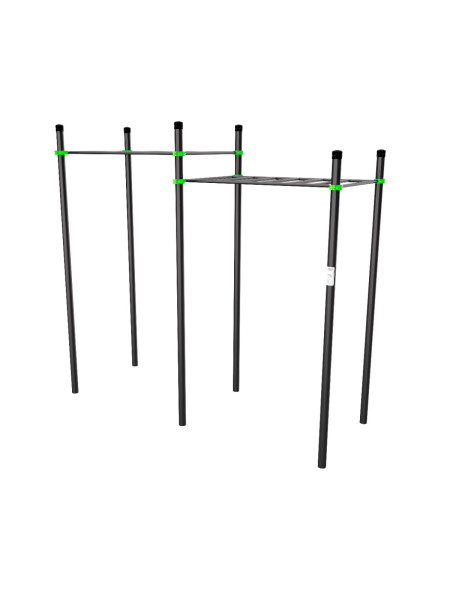 W213 Воркаут Рукоход классический двухуровневый ZAVODSPORTA