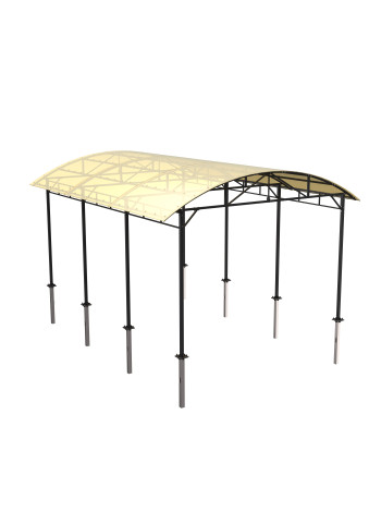 P-5022 Навес для тренажеров теневой 6300х4800х3100 ZAVODSPORTA