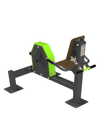 Cardio-1901 Уличный Велотренажер горизонтальный с безынерционным нагрузочным механизмом ZAVODSPORTA