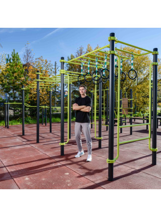 W358 GTO Рукоход с изменением высоты с подвижными кольцами (разноуровневый) ZAVODSPORTA