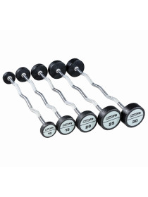 Набор изогнутых полиуретановых штанг LEVEL (шаг 5 кг, 5 шт) PROFI-FIT 10-30 кг