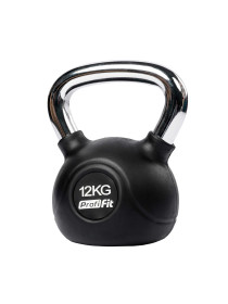 Гиря обрезиненная с хромированной ручкой PROFI-FIT 12 кг