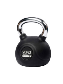 Гиря обрезиненная с хромированной ручкой PROFI-FIT 26 кг