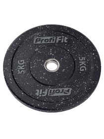 Диск для штанги HI-TEMP с цветными вкраплениями D51 мм PROFI-FIT 5 кг