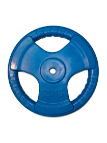 Диск обрезиненный 3 HANDLE цветной D26 мм PROFI-FIT 20 кг