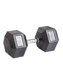 Гантель гексагональная обрезиненная PROFI-FIT 37,5 кг