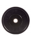 Диск для штанги каучуковый, черный, PROFI-FIT D-51, 10 кг