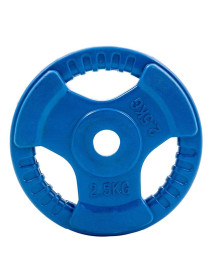 Диск обрезиненный 3 HANDLE цветной D26 мм PROFI-FIT 2,5 кг