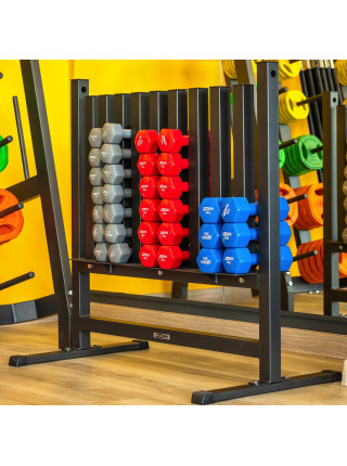 Гантель в виниловой оболочке, шестигранник PROFI-FIT 3 кг, серая