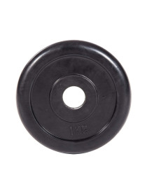 Диск обрезиненный Classic черный D26 мм PROFI-FIT 1 кг