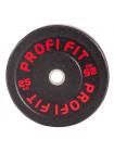 Диск для штанги HI-TEMP с цветными вкраплениями, PROFI-FIT D-51, 25 кг