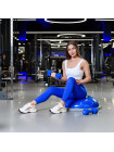 Гантель в виниловой оболочке, шестигранник PROFI-FIT 5 кг, синяя