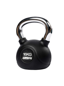 Гиря обрезиненная с хромированной ручкой PROFI-FIT 16 кг