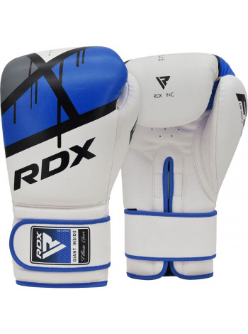 Боксерские перчатки RDX F7, синие