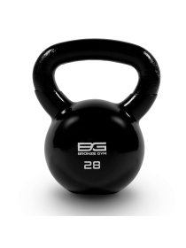 Гиря BRONZE GYM в виниловой оболочке 28 кг