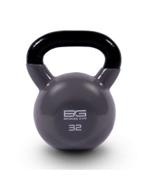 Гиря BRONZE GYM в виниловой оболочке 32 кг