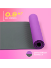 Коврик для йоги двухслойный PRCTZ TWO TONE TPE YOGA MAT, 173х61х0,6см.