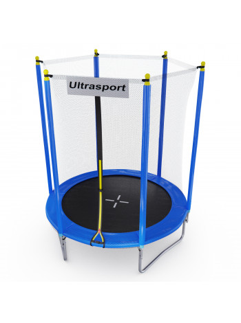 Батут DFC ULTRASPORT 6 ft с защитной сеткой