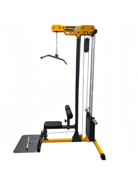 Тренажер тяга сверху/снизу STONERISE D2017H, свободные веса, стек 80 кг