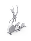 Электромагнитный эллиптический тренажер DFC Westinghouse 13Y, белый, с изменяемым углом наклона