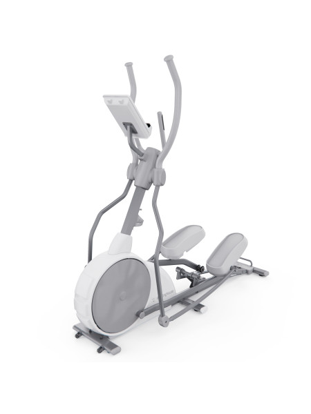 Электромагнитный эллиптический тренажер DFC Westinghouse 13Y, белый, с изменяемым углом наклона