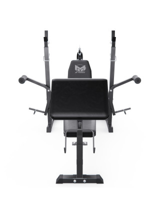 Скамья со стойками под штангу DFC GYRONETICS GN008 с партой для бицепса