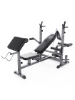 Скамья со стойками под штангу DFC GYRONETICS GN008 с партой для бицепса
