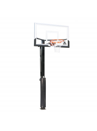 Баскетбольная стационарная стойка DFC ING54U 136х80см (четыре короба)
