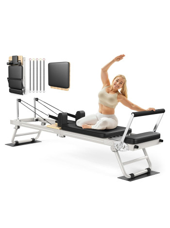 Стол для пилатеса (реформер) DFC с деревянными вставками