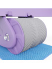 Тренажёр для пресса AB Roller SND-P фиолетовый с ковриком 34 х 17 x 0.6 cм