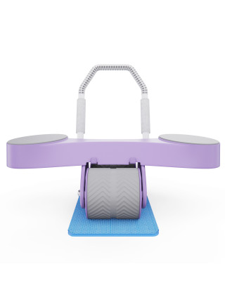 Тренажёр для пресса AB Roller SND-P фиолетовый с ковриком 34 х 17 x 0.6 cм